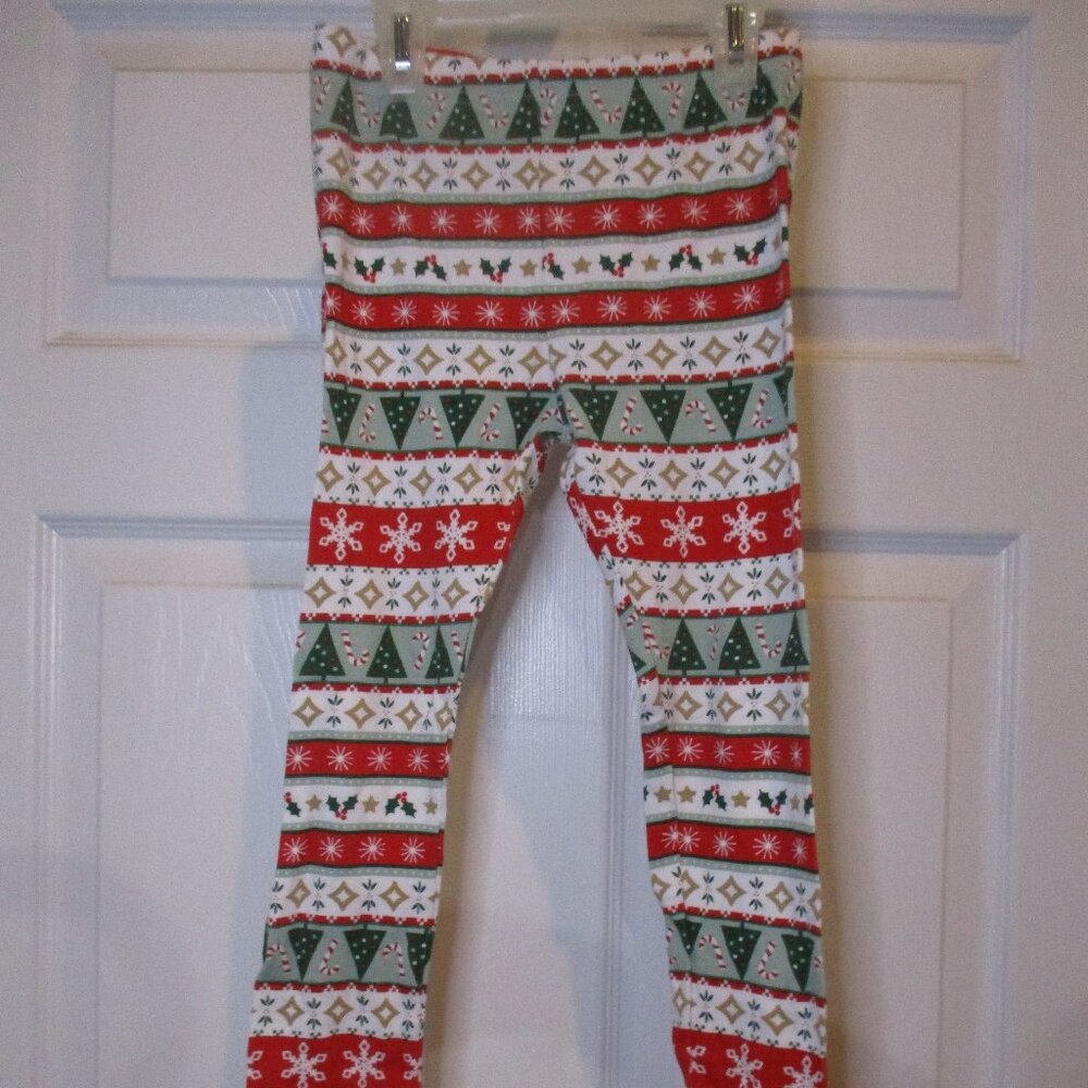 Carter's Girls Christmas Pajama Pants Size 7/7A